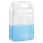 1 Gallon Plastic Jugs with Lids, Water Jugs Bottles Storage Containers with Ergonomic Handle, FDA compliant made in USA HDPE Container (1, Natural, 1 Gallon) - Image 2