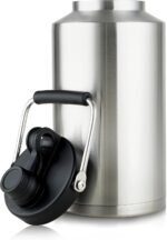 1 Gallon Water Jug Bottle Insulated, 128oz Stainless Steel Water Bottle Wide Mouth Double Vacuum Dishwasher Safe BPA Free for Hot & Cold Drinks Stainless Steels - Image 2