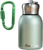 10oz Mini Vacuum Insulated Water Bottle - Small Stainless Steel Water Bottle Portable Leak-Proof Metal Sports Hot and Cold Water Bottle for Indoor and Outdoor (Turquoise Blue, 10oz) - Image 2