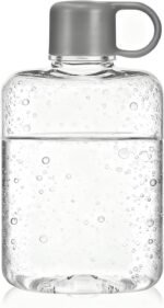 12.2 oz/360 ml Flat Travel Water Bottle, BPA Free Tritan Reusable Plastic Square Water Bottle, Leak-Proof Compact for Camping, Fitness, Outdoor Sports, Fits Purse and Pocket - Image 2