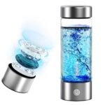 14 oz Portable Hydrogen Water Bottle Generator with PEM-SPE Technology, USB Rechargeable Hydrogen Water Ionizer Cup, Produces up to 3000 ppb Hydrogen in 3 Minutes for Home, Gym, Office & Travel - Image 2