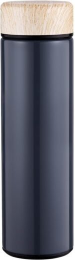 15oz Water Bottle Stainless Steel Thermos Flask - Insulated Vacuum, Leak Proof, Keeps Drinks Hot/Cold - Ideal for Coffee, Tea, Water - Grey - Image 2