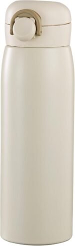17 oz Mini Water Bottle Small Stainless Steel Thermoses - Insulated Vacuum, Leak Proof, Keeps Drinks Hot/Cold - Ideal for Coffee, beverage, Water - White - Image 2