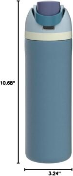 Owala FreeSip Insulated Stainless Steel Water Bottle with Straw, BPA-Free Sports Water Bottle, Great for Travel, 24 Oz, Denim - Image 8