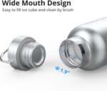 Triple Tree 26OZ Vacuum Insulated Stainless Steel Water Bottle, Double Wall Wide Mouth Lids Keeps beverage Hot or Cold Sweat Proof - Image 4