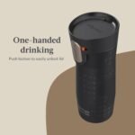 Contigo x Ally Love Stainless Steel Vacuum-Insulated Travel Mug with Autoseal and Easy Clean Lid, Spill-proof, Keeps Drinks cold 24 hrs & hot for 11 hrs, BPA Free, 16oz., West Loop 3.0, Licorice - Image 7