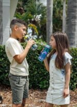 Pogo 18oz Plastic Water Bottle with Straw Lid with Carry Handle, Reusable, BPA Free, Dishwasher Safe, Perfect for Travel, School, Outdoors, and Gym - Image 3