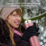 QiCheng&LYS Coffee Cup,Tea Infuser Bottle,Smart Sports Water Bottle with LED Temperature Display,17 OZ Vacuum-Insulated Stainless-Steel Water Bottle (Pink) - Image 4