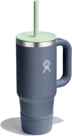 Hydro Flask Kids 24 Oz Travel Tumbler with Handle, Lid and Straw for School - Insulated Stainless Steel in Koala Gray - Image 3