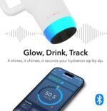 Hidrate Spark PRO 2 – Smart Tumbler with Drink Reminders & Water Tracking, Great Holiday Gift for New Year Resolutions – 30oz – Syncs with Apple Health, Fitbit, Smart Rings & Watches - White - Image 3