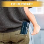 Small Water Bottle 10oz, Small Insulated Water Bottle for Hot&Cold Drinks, Water Bottle Purse with Carry Handle - 100% Leakproof Perfect for School, Travel...(Dark Blue) - Image 6