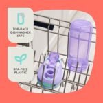 Contigo Jessie Kids Water Bottle Leak-Proof Lid 14oz Dishwasher-Safe Fits Most Cup Holders 2-Pack Blue Poppy/Coral & Amethyst/Jade - Image 4