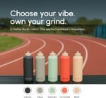 Sports Water Bottle - Soft-Touch Squeezable Body with One-Hand Spout- Lightweight, No Spill Water Bottle, for Gym, Cycling & Outdoor Uses - BPA Free - Water Bottles for Active Lifestyles - 24oz - Image 4