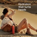 Sports Water Bottle - Soft-Touch Squeezable Body with One-Hand Spout- Lightweight, No Spill Water Bottle, for Gym, Cycling & Outdoor Uses - BPA Free - Water Bottles for Active Lifestyles - 24oz - Image 5