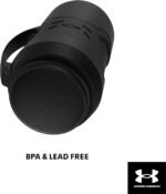 Under Armour Half Gallon Water Bottle Insulated, 64oz Insulated Water Bottle with Handle, Fence Hook, Leak Resistant, for Baseball, Football & More, Black/Black - Image 6