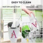 Monogrammed Gifts for Women,Wife,Initial Cup,Personalized for Birthday Gifts,Halloween,Thanks giving Day,Custom Tumbler with Handle 40oz-A - Image 4