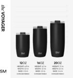 Simple Modern Travel Coffee Mug Tumbler with Flip Lid | Reusable Insulated Stainless Steel Cold Brew Iced Coffee Cup Thermos | Gifts for Women Men Him Her | Voyager Collection | 16oz | Almond Birch - Image 5