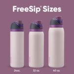 Owala FreeSip Insulated Stainless Steel Water Bottle with Straw for Sports, Travel, and School BPA-Free Sports Water Bottle, 24 oz, Dreamy Field - Image 5