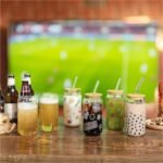 16 Pack Glass Cups with Lids and Straws 16 oz, Personalized Customizable Glasses for Gift, Business, Drinking glasses set, Iced Coffee Cup, Cute Aesthetics Tumbler for Tea, Homemade Drinks - Image 5