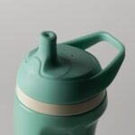 Tommee Tippee Insulated 9oz Sporty Spout Toddler Water Bottle, No Spill, Sippy Cups for Toddlers 1-3, Two-Piece Valve Helps Stop Spills, Light Blue & Orange, BPA Free, Pack of 2 - Image 3