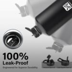 1 Gallon Water Bottle Insulated | Thickened Stainless Steel Vacuum Metal Water Jug | Portable Sports Large for Gym and Hiking with Straw, Carrier Bag, Handle Strap | BPA-Free 128 oz - Image 6