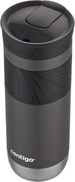 Contigo Byron Vacuum-Insulated Stainless Steel Travel Mug with Leak-Proof Lid, Reusable Coffee Cup or Water Bottle, BPA-Free, 20oz 2-Pack in Sake & Blue Corn Perfect for Hot and Cold Beverages - Image 4