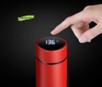 GreenLife Smart Water Bottle with LED Temperature Display, Thermostat Double Wall Vacuum Insulated Water Bottle, Cold 36 Hrs, Hot 24 Hrs, BPA-Free, Leak Proof, for Travel & Outdoor (Red). - Image 4