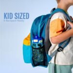 Ello Pop & Fill 16oz Tritan Plastic Kids Water Bottle with Quick Fill Lid | BPA Free Reusable Bottle with Leak Proof Straw and Chug Lid, Dishwasher Safe, Gift For Kids, Dino - Image 5