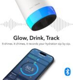 Hidrate Spark PRO 2 – Smart Bottle with Drink Reminders & Water Tracking, Great Holiday Gift for New Year Resolutions – 32oz – Syncs with Apple Health, Fitbit, Smart Rings & Watches - Straw White - Image 3