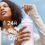 32oz Insulated Water Bottle| Double-Wall Vacuum Stainless Steel, Wide Mouth Design, Leak-Proof Reusable Bottle for Gym, Sports & Daily Hydration - Purple - Image 4