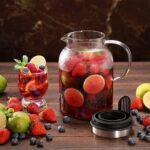 Glass Water Pitcher, Fruit Infuser Pitcher with Removable Lid, High Heat Resistance Infusion Carafe for Hot/Cold Water, Flavor-Infused Beverage & Iced Tea - 2 Qt - Image 4