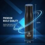 AquaSync Smart Self-Cleaning Water Bottle 17oz Stainless Steel with UV-C Light and Temperature Display - Image 3