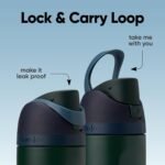 Owala FreeSip Insulated Stainless Steel Water Bottle with Straw, BPA-Free Sports Water Bottle, Great for Travel, 24 Oz, Lost Signal - Image 4