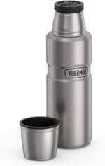 THERMOS Stainless King Vacuum-Insulated Compact Bottle, 16 Ounce, Matte Steel - Image 3