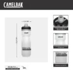 CamelBak Podium Chill Bike Insulated Squeeze Water Bottle Black, 21oz - Image 3