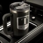 Gifts for Men, Initial 40oz Tumbler with handle and straw, Best Father's Day Gift, Personalized Birthday Gifts for Men, Dad, Grandpa, Husband,The Man The Myth The Legend Cup for Coffee (T) - Image 5