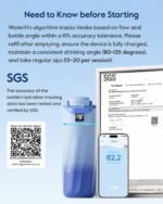 BOOST Smart Water Bottle with Reminder & Tracker, 16oz Kids Water Bottle for School, DIY Refrigerator Magnets, BPA-Free Vacuum Insulated Stainless Steel, Ideal Gift for Christmas, New Year - Image 5