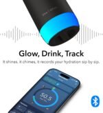 Hidrate Spark PRO 2 – Smart Bottle with Drink Reminders & Water Tracking, Great Holiday Gift for New Year Resolutions – 21oz – Syncs with Apple Health, Fitbit, Smart Rings & Watches - Straw Black - Image 3