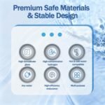 Hydrogen Water Bottle Generator,High-Concentration Hydrogen Water Maker,Up to 4000 PPB, with SPE/PEM Technology,Portable USB Rechargeable for Home Office Travel Fitness Drinking - Image 5