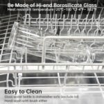 32 oz Glass Water Bottle with Straw - Reusable Eco Friendly Bpa Free - Borosilicate Glass Water Bottles with 2 Lids & Neoprene Sleeve - for Gym, Sports & Workout, Daily - 1 Pack - Image 4