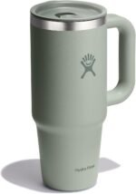 Hydro Flask Coffee Travel Tumbler Mug – Insulated Stainless Steel, Leak Proof Hot & Iced Coffee Cup 24 Oz Agave Green - Image 3