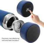 QiCheng&LYS Coffee Cup,Tea Infuser Bottle,Smart Sports Water Bottle with LED Temperature Display,17 OZ Vacuum-Insulated Stainless-Steel Water Bottle(Blue) - Image 3
