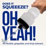 Rolling Sands USA Made Reusable 24 oz Sports Water Bottles, 3 Pack, BPA-Free, Easy Open Pull-Top, Fits Most Bike Cages, Dishwasher Safe, Lightweight - for Kids to Adults, Clear Frost - Image 5