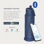 WATERH Vita Smart Water Bottle with Reminder to Drink Water, BPA-Free Vacuum Insulated Water Bottles with Filter & Straw, Bluetooth Intake Water Tracking Bottle, Ideal for Gift (18 oz) - Image 3