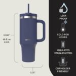 Contigo Streeterville 40oz Tumbler Stainless Steel Vacuum Insulated Leak-Proof Cold for 29 Hours Indigo - Image 3