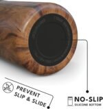 Elemental Artisan Insulated Tumbler, Triple Wall Coffee Travel Mug, Reusable Stainless Steel Coffee Tumbler with Ceramic Lid, Thermal Coffee Cups for Hot (6 Hrs) & Cold (18 Hrs), 12oz - Teak Wood - Image 5