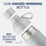 Ocean Bottle Big 34 oz | Stainless Steel Water Bottle | Reusable & Sustainable | Keeps Drinks Cold & Hot | Eco Friendly Gift (Rock Grey) - Image 3