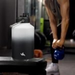 1 Gallon Jug with Handle,128 oz Insulated Water Bottle with Carrying Pouch, Double Wall Vacuum Stainless Steel Metal Bottle,Day Night - Image 5