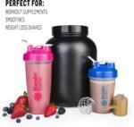 BlenderBottle Classic Shaker Bottle Perfect for Protein Shakes and Pre Workout, 28-Ounce (2 Pack), Moss and Navy - Image 5