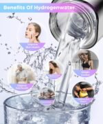 Hydrogen Water Bottle 6000-8000PPB, Portable Hydrogen Generator, Ion Water Bottle with LED Display, Suitable for Office, Travel and Daily Drinking - Image 3